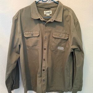 Empyre Olive Green Shirt Jacket